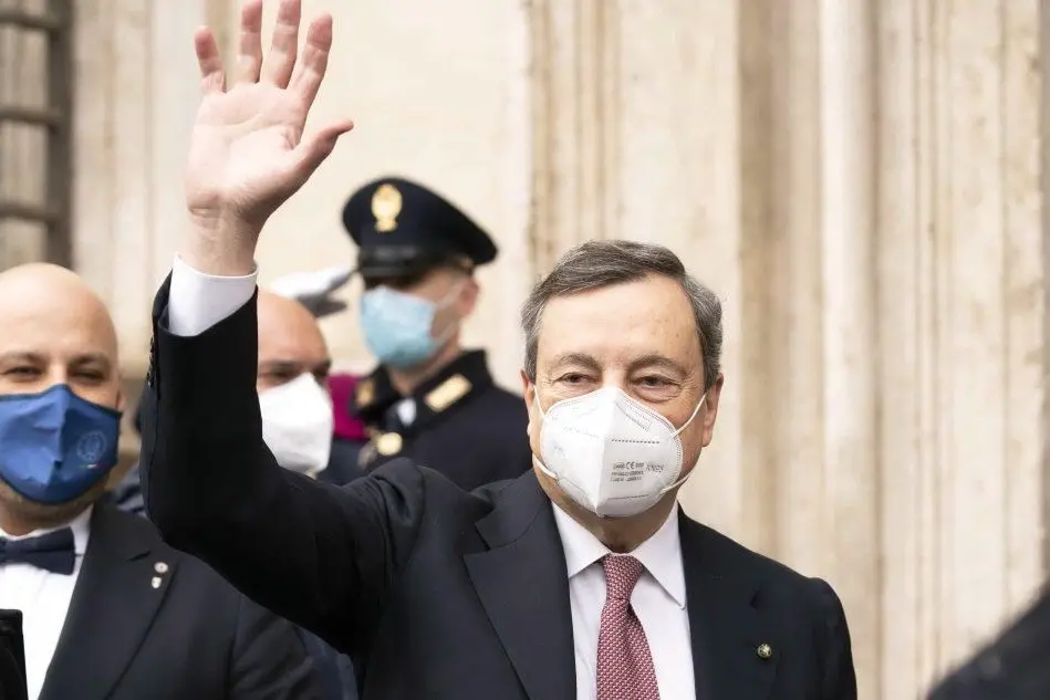 Mario Draghi (foto archivio L'Unione Sarda)