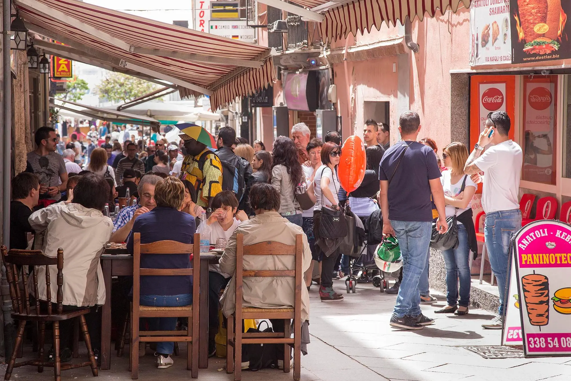 Turisti a Cagliari