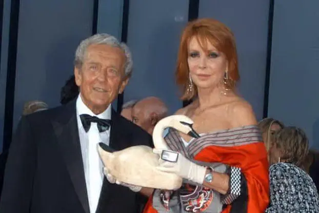 Carlo Ripa di Meana con la moglie Marina