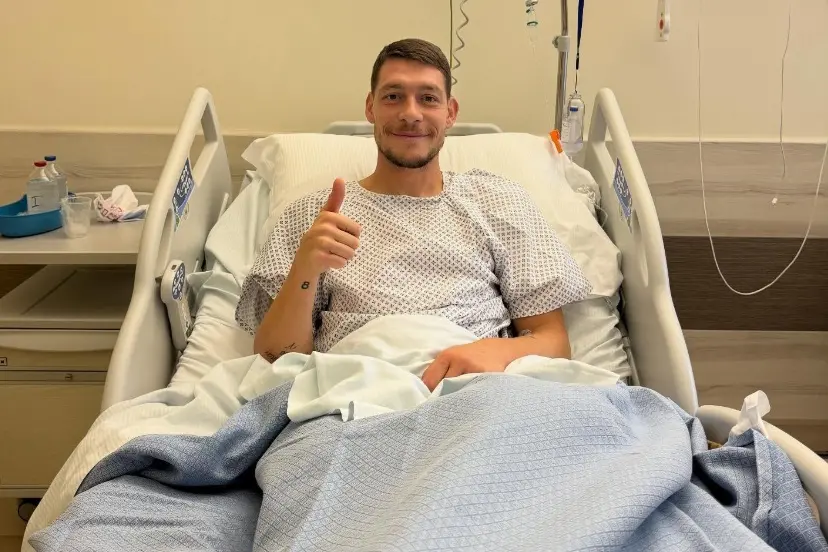 Andrea Belotti in ospedale
