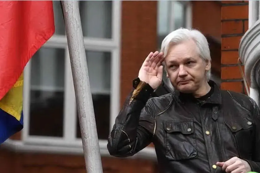 Julian Assange (archivio L'Unione Sarda)
