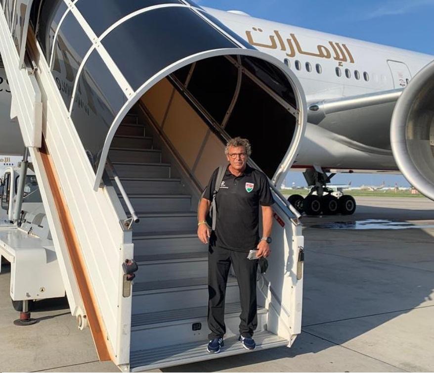 Francesco Moriero all'arrivo alle Maldive (dal suo profilo Instagram)