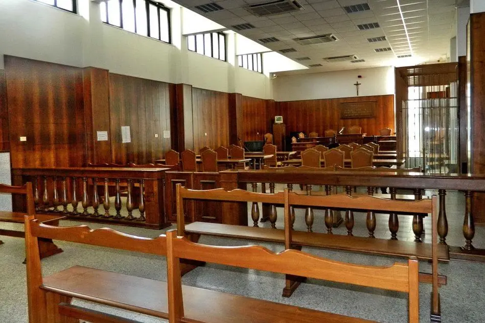 Un'aula di tribunale