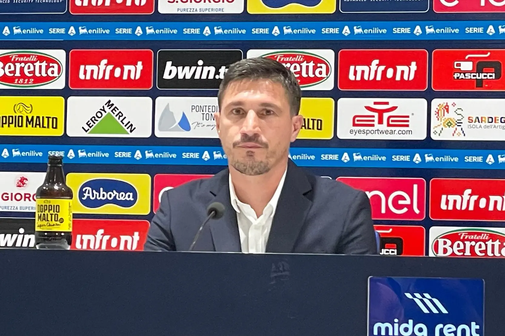 Fabio Pisacane, nuovo allenatore del Cagliari (foto Spignesi)