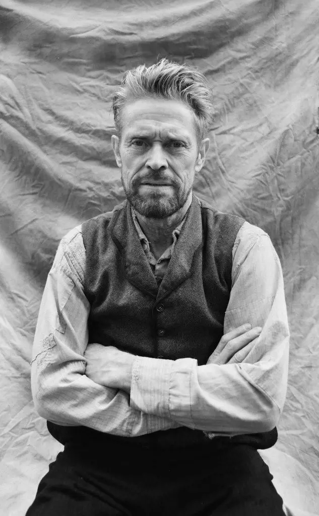 &quot;A Story with Vincent&quot;, l'attore Willem Defoe. Courtesy Lily Gavin