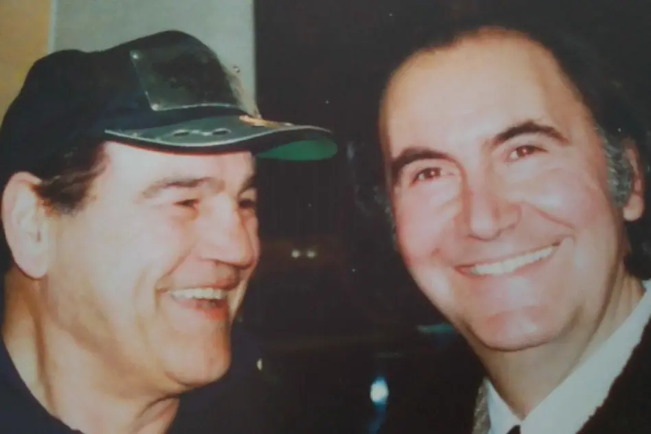 Gavino Sanna con Mario Altana (foto concessa)