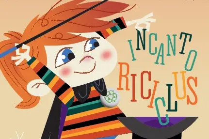 Il "Mago del ricicolo", protagonista del progetto di educazione ambientale