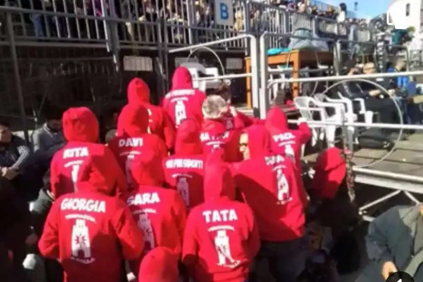 Gli Ultras della Sartiglia (Foto concessa)