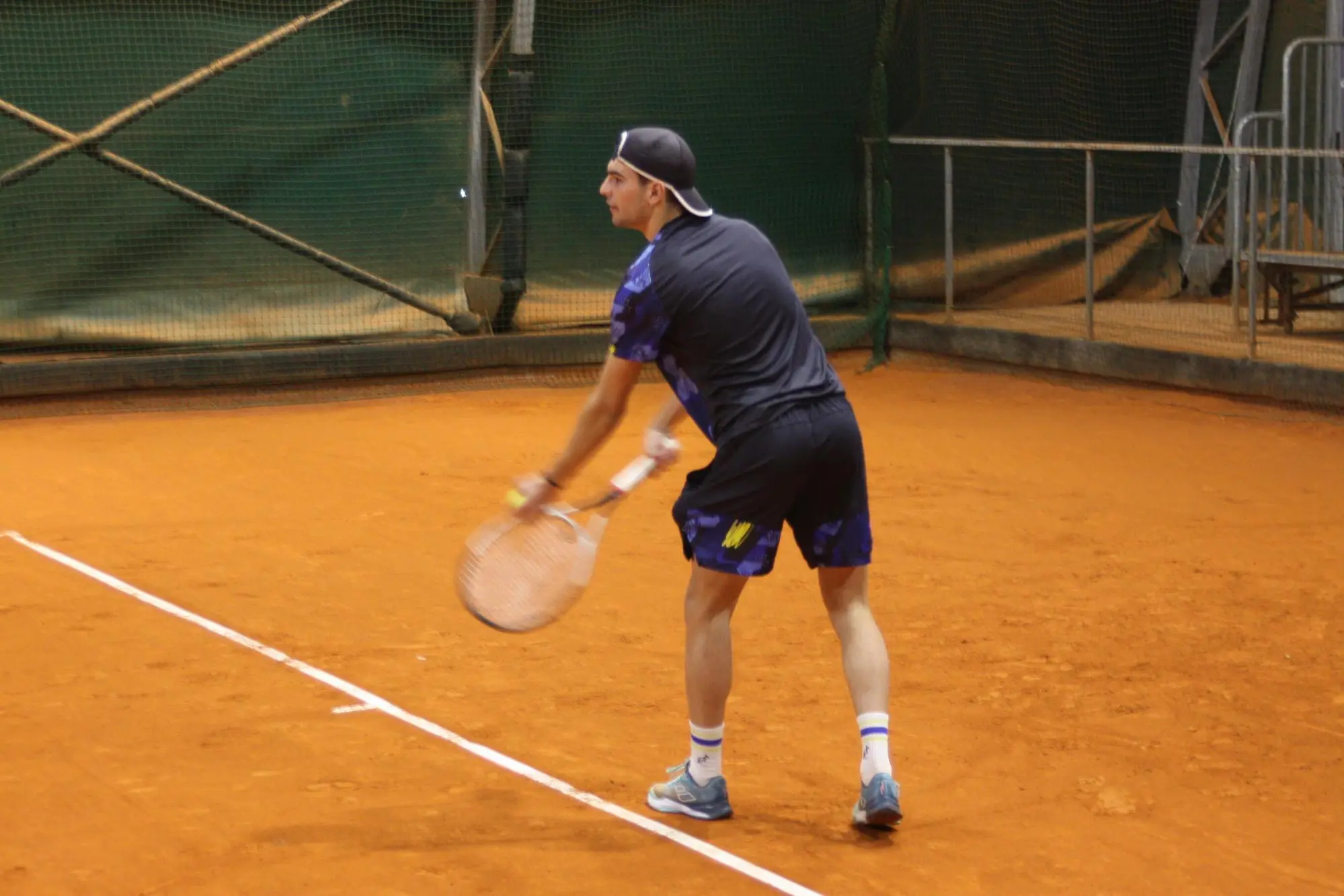 Matteo Mura, testa di serie numero 1 del singolare maschile (foto Antonio Burruni)