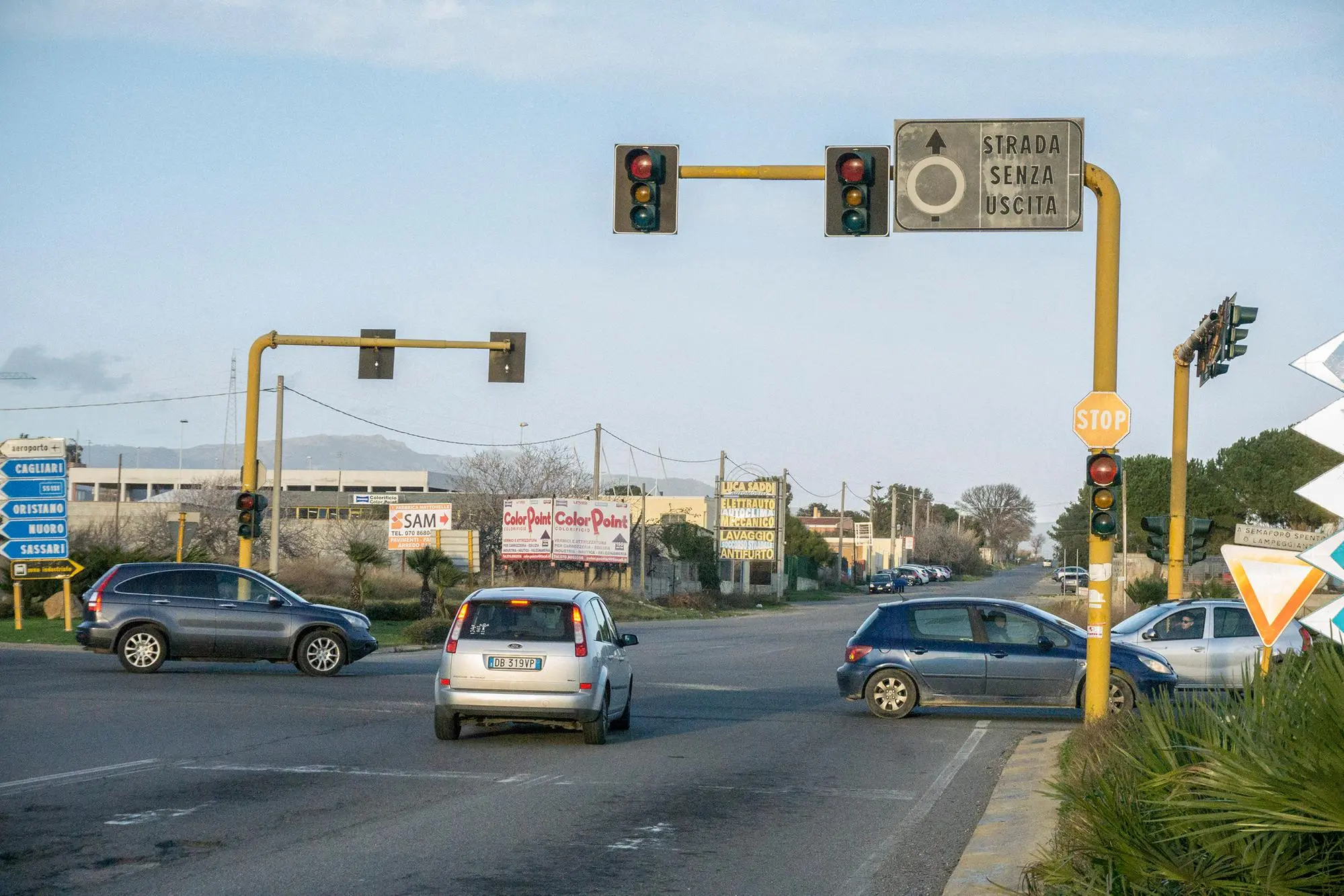 Viale Europa, il tratto quartese della 554