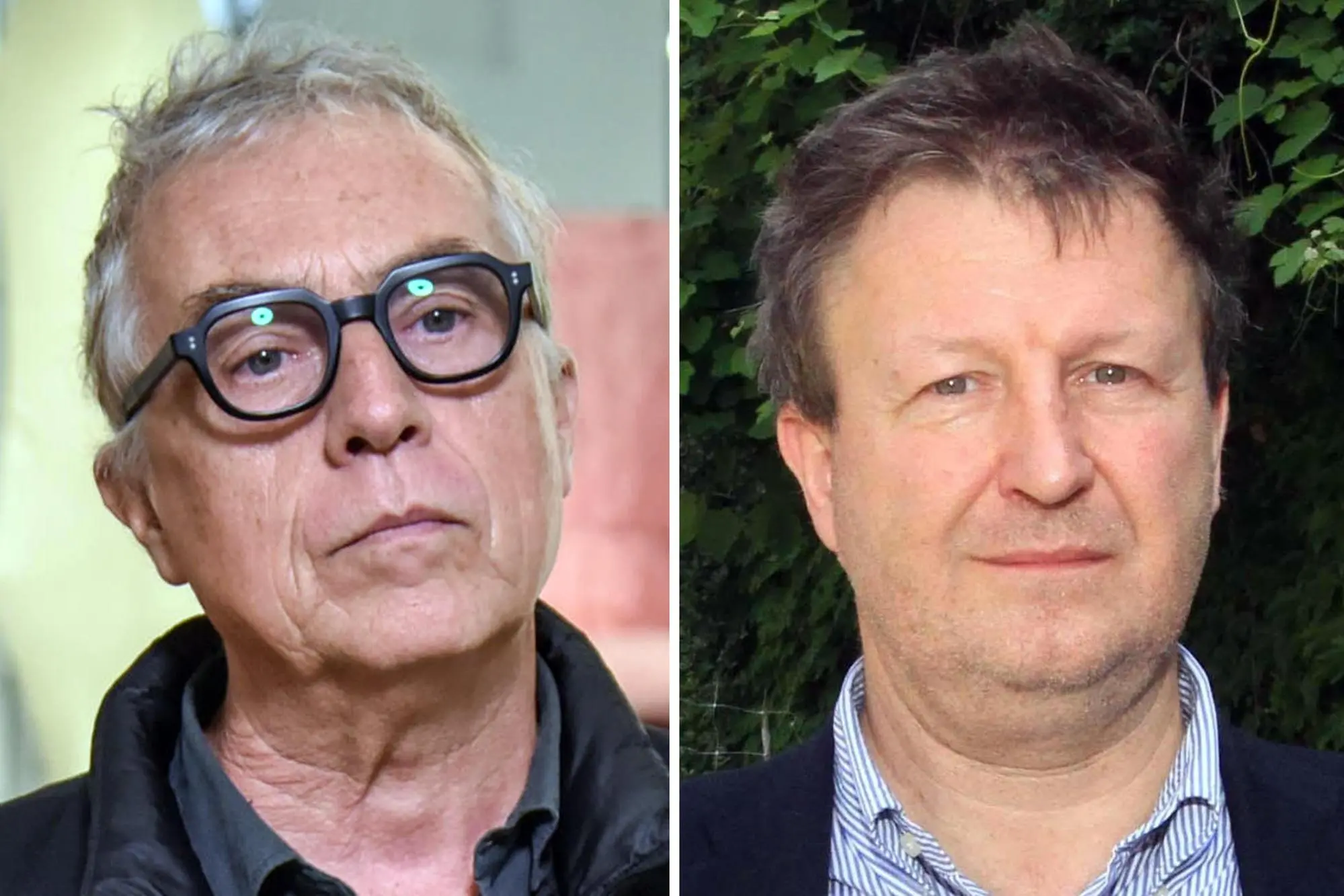 Una combo, realizzata il 27 gennaio 2025, che mostra gli architetti di fama internazionale Stefano Boeri (S) e Cino Zucchi. ANSA