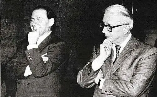 Con Silvio Berlusconi, prima del cosidetto &quot;editto bulgaro&quot;