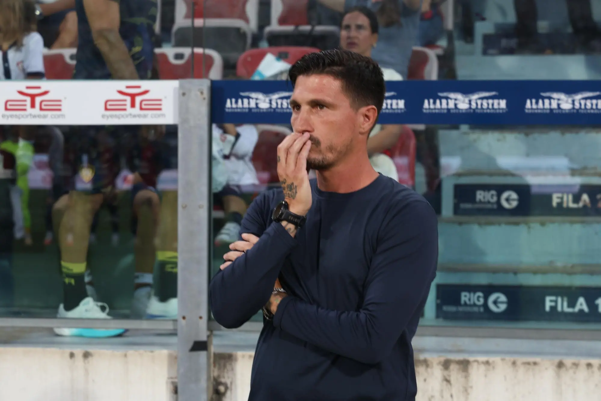 Fabio Pisacane in Cagliari-Nizza (foto Fabio Murru)