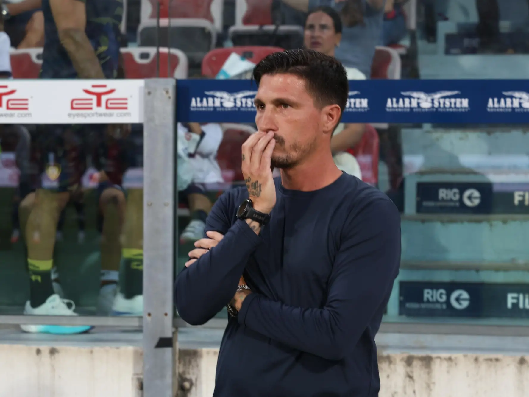 Fabio Pisacane in Cagliari-Nizza (foto Fabio Murru)