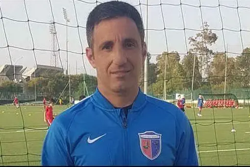 Miro Murgia, allenatore del Sant'Elia (foto Antonio Serreli)