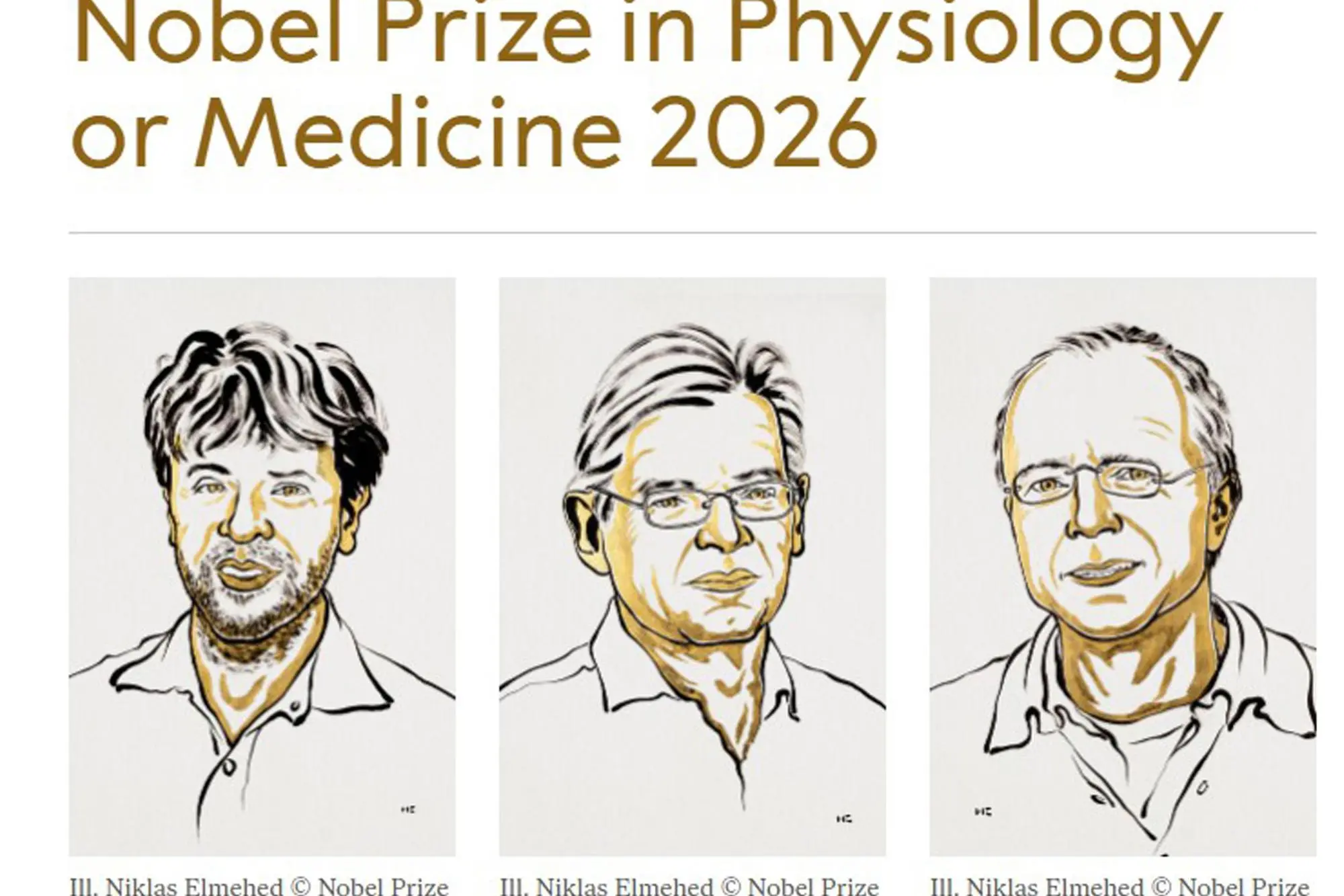 I vincitori del Nobel per la Medicina 2026 sono Karl Delsseroth, Peter Hegemann e Georg Nagel; hanno gettato le base dell'oprogenetica, la disciplina che combina genetica e ottica per studiare il comprotamento delle cellule. ANSA/nobelprize.org +++ ATTENZIONE LA FOTO NON PUO' ESSERE PUBBLICATA O RIPRODOTTA SENZA L'AUTORIZZAZIONE DELLA FONTE DI ORIGINE CUI SI RINVIA+++ NPK +++