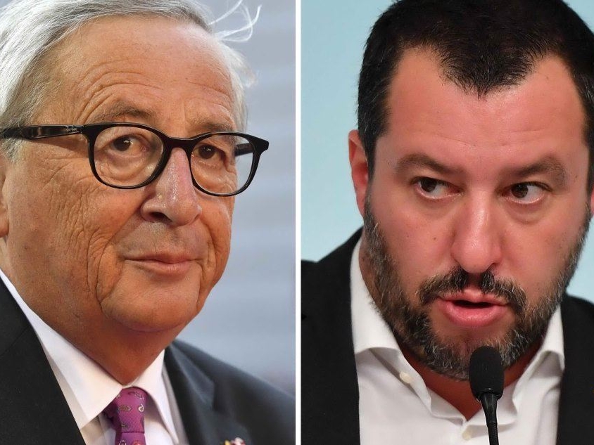 Nuovo attacco di Salvini a Juncker: &quot;Cercatelo su Google, lo troverete barcollante&quot;