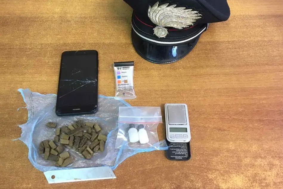 La droga sequestrata