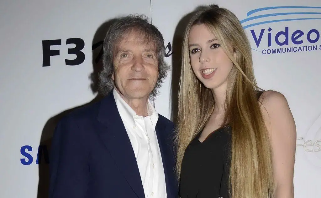 Con la figlia Isotta