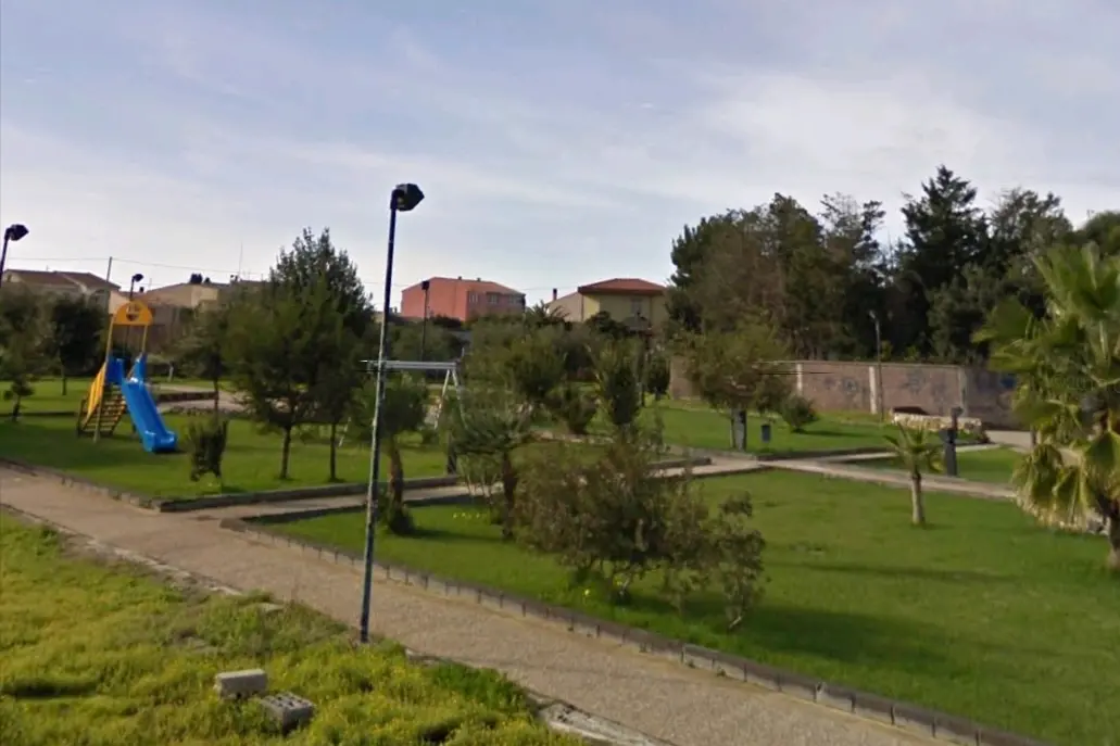 Un'area verde presente a Baratili San Pietro (foto di Sara Pinna)