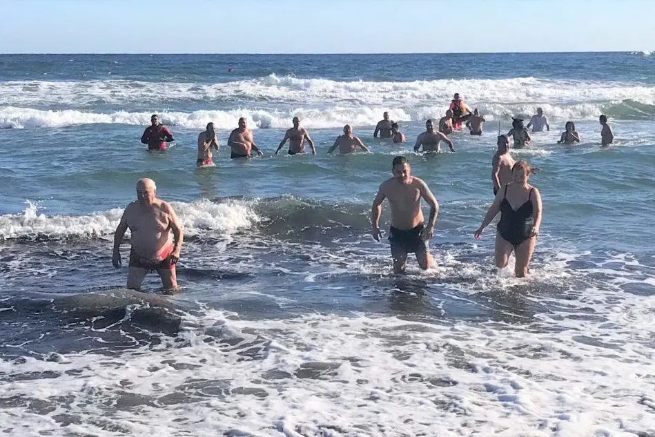 Villaputzu, cimento invernale di nuoto (foto Giovanni Agus)