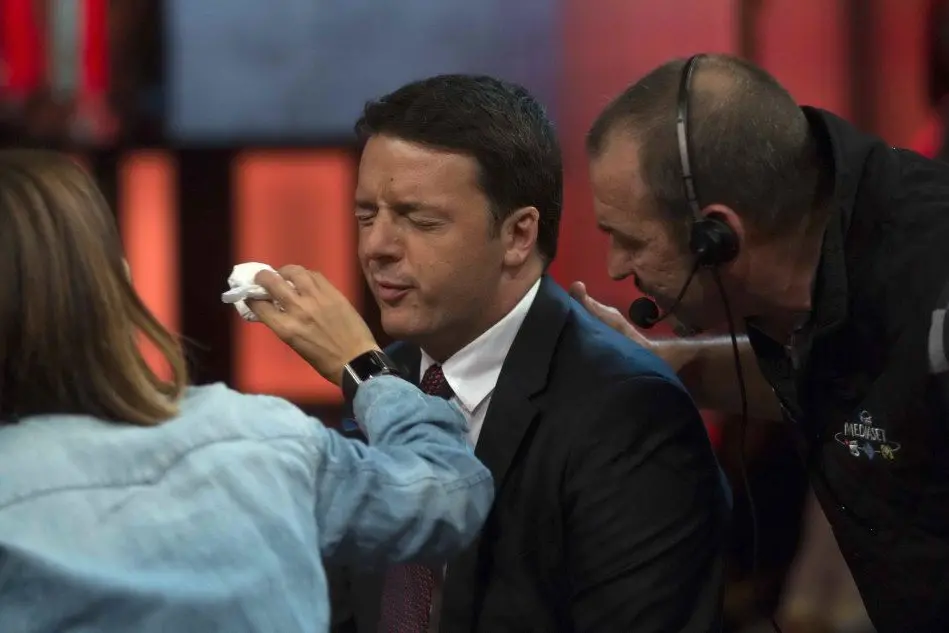 Matteo Renzi ospite del programma Quinta Colonna