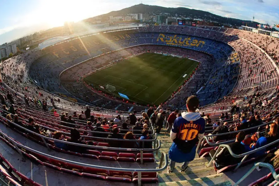 Lo stadio del Barcellona, il Camp Nou (Ansa)