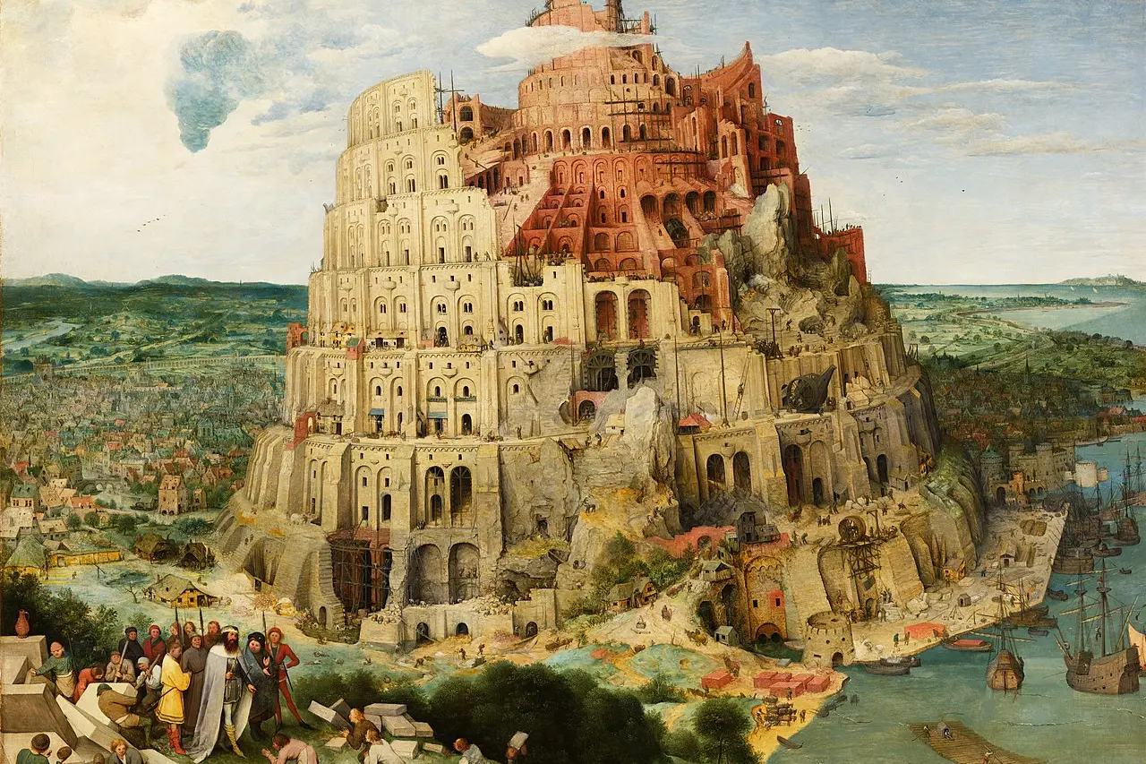 Una delle due Torri di Babele dipinte da Bruegel il Vecchio
