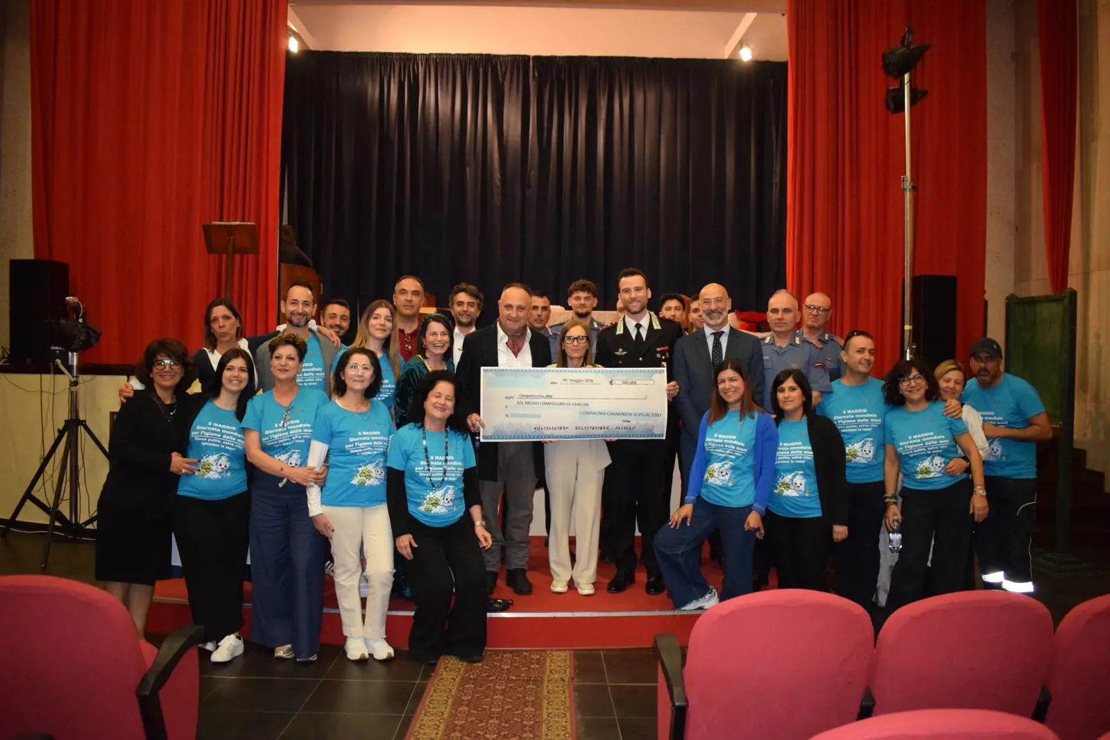 Un momento dell'evento che si è tenuto a Guspini