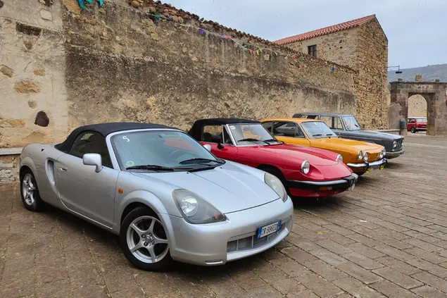 Alcune auto d'epoca che hanno partecipato alla rassegna