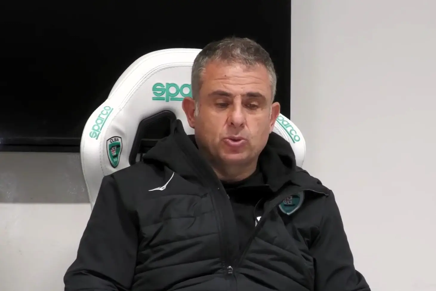 Ninni Corda durante una conferenza stampa al Nespoli (foto Ilenia Giagnoni)