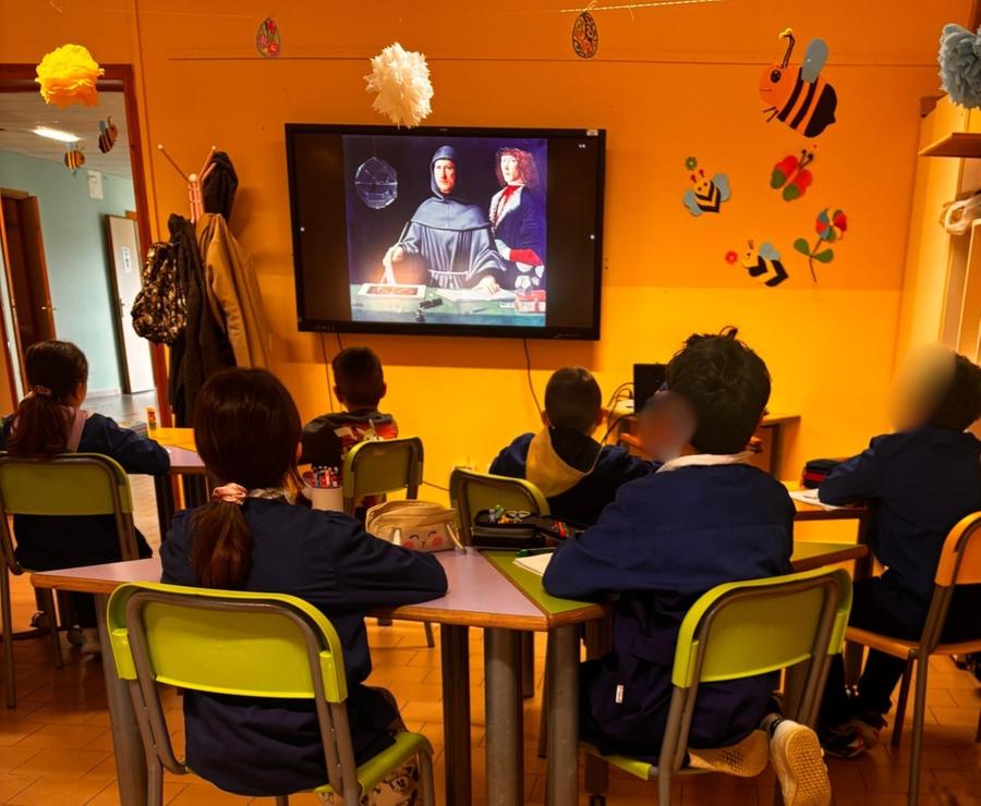 Gli alunni si trasformano in percussionisti