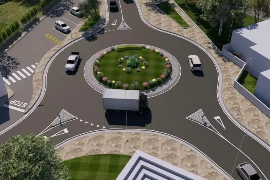 Il progetto della rotonda (Foto concessa)