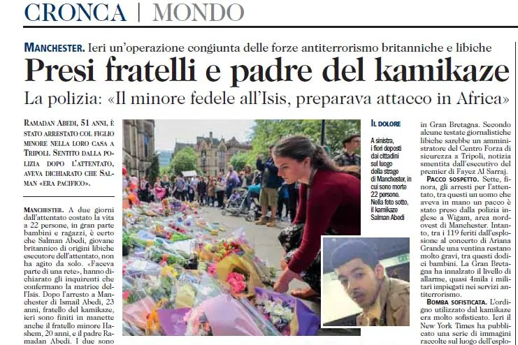 Nelle ore successive all'attacco furono fermati per complicità tutti i familiari del giovane kamikaze