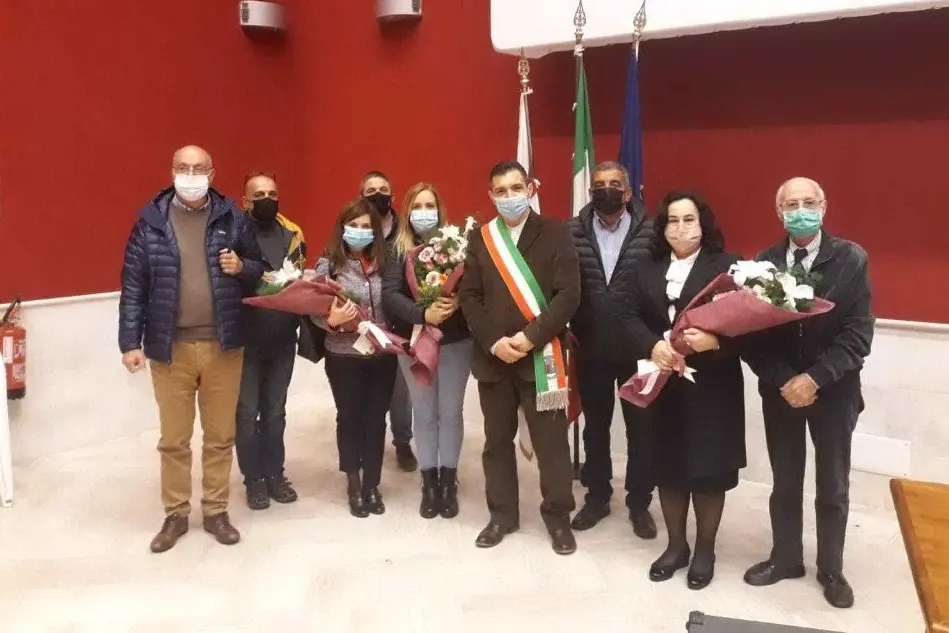 L’insediamento del Consiglio (foto Sanna)