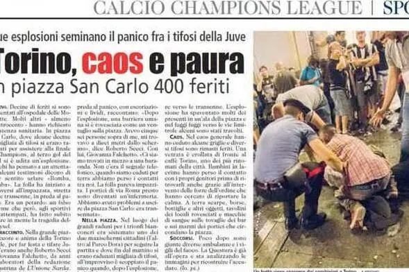 La notizie sulle pagine de L'Unione Sarda