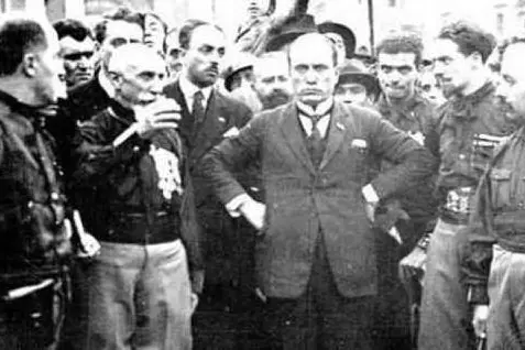 #AccaddeOggi: 28 ottobre 1922, la Marcia su Roma (nella foto Benito Mussolini)