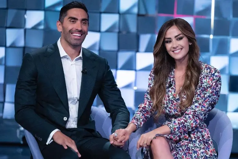 Filippo Magnini e Giorgia Palmas (foto Instagram - Verissimo)