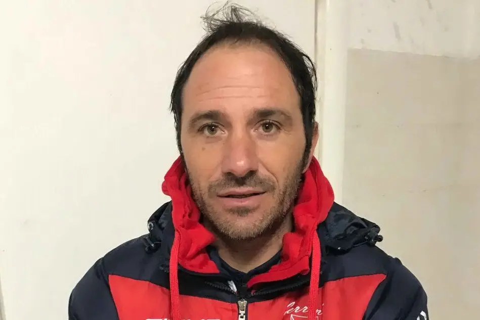 Sebastiano Pinna, allenatore della Ferrini (Archivio L'Unione Sarda)