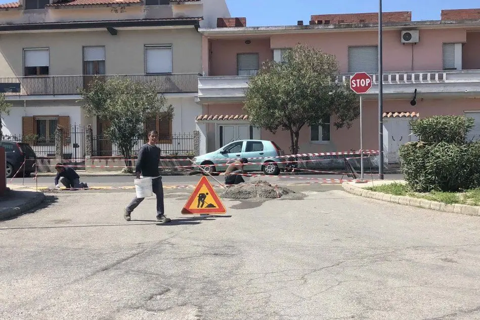 La sistemazione dei dossi a Senorbì