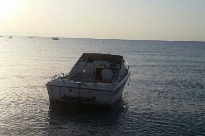 La barca usata dai migranti