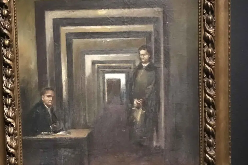Il dipinto di Adolf Hitler