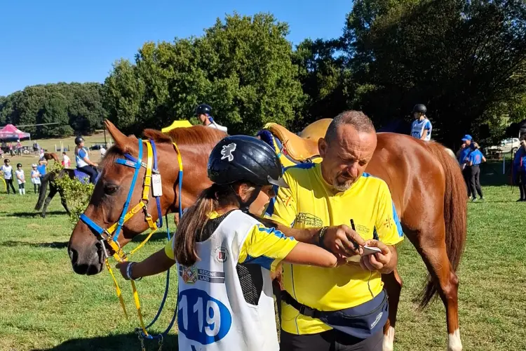 Senette con l'istruttoreSanna (foto concessa)