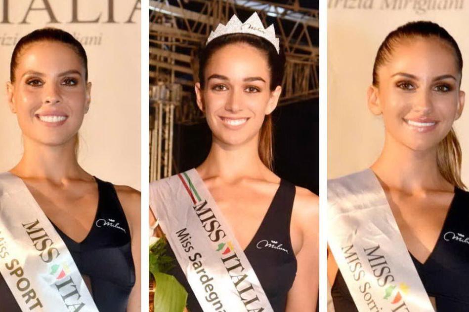 Benedetta, Gaia, Valentina: tre ragazze sarde alla finale di Miss Italia