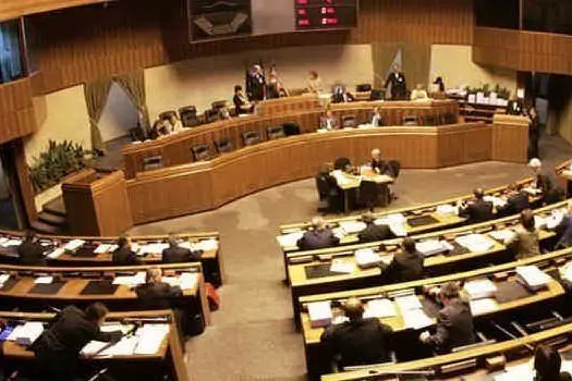 L'aula del Consiglio regionale