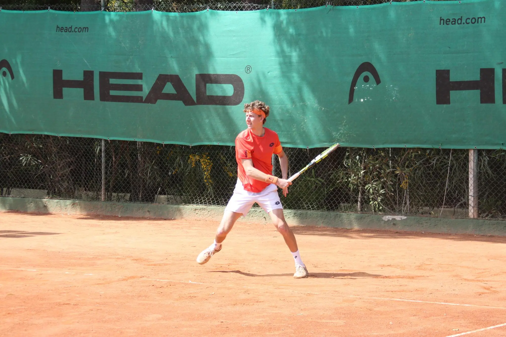 Jacopo Bilardo in campo a Santa Margherita di Pula (Foto Antonio Burruni)
