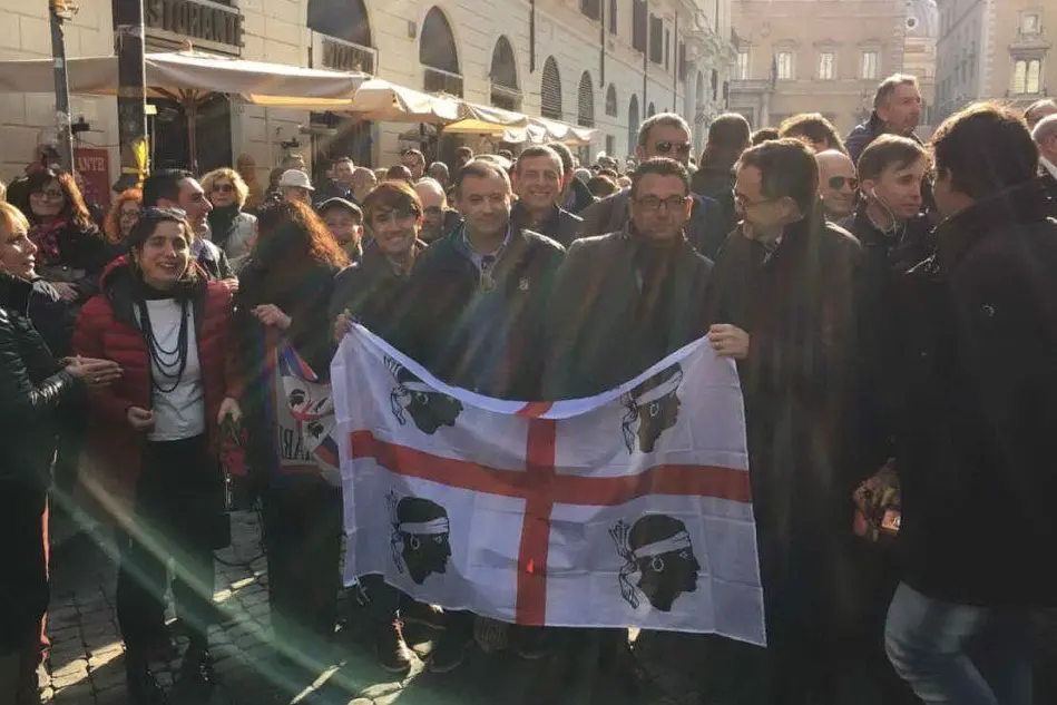 I commercialisti sardi in piazza a Roma