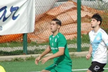 L'attaccante Alessio Muzzu (foto Polisportiva Luogosanto)