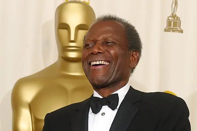 L'attore Sidney Poitier (foto Ansa)