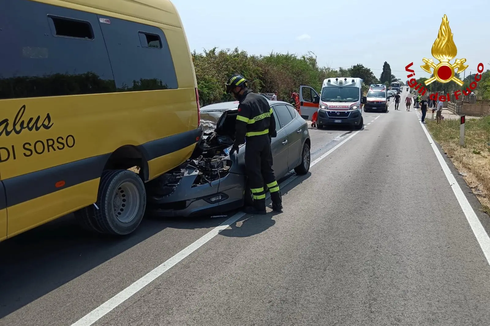L'incidente a Sorso